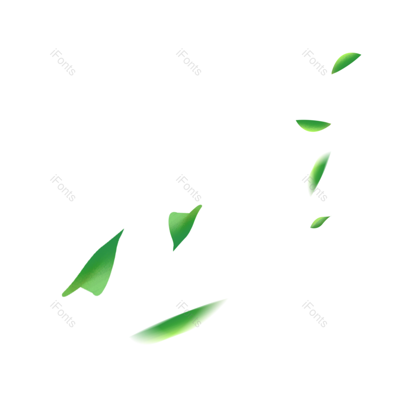 叶子图片,绿叶元素,树叶PNG,卡通叶子免抠素材